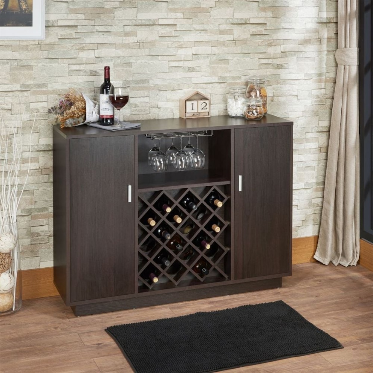 Acme Furniture Hazen Wine Cabinet