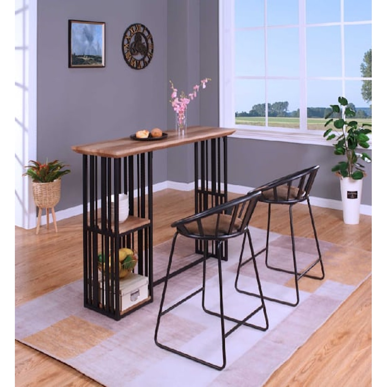 Acme Furniture Zudora Counter Height Chair(Set-2)