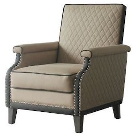 Accent Chair W/1 Pillow
