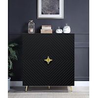 Contemporary 2-Door Accent Cabinet