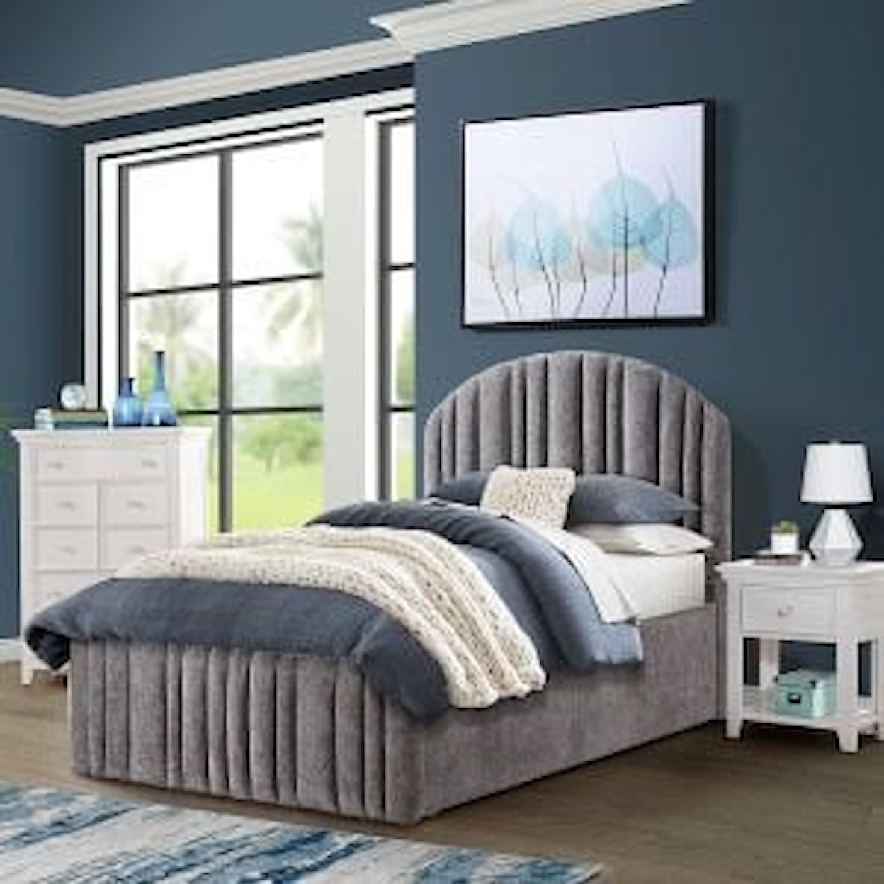 Acme Furniture Fyodor Twin Upholstered Bed