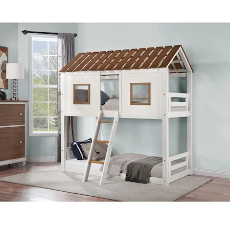 Cottage House Bunk Bed