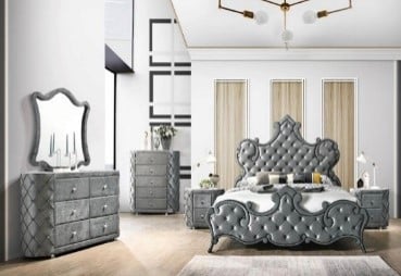 Acme Furniture Perine BD01061EK3 E. King Bed Side Rail Corner