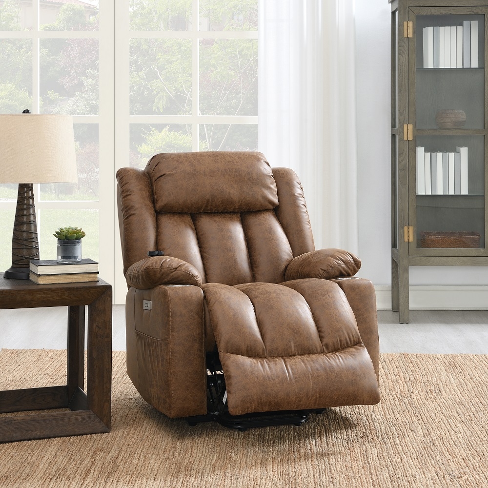 Power Recliner W/Lift, Heating &amp; Massage