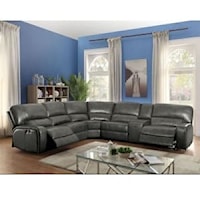 Transitional Power Motion Sectional Sofa