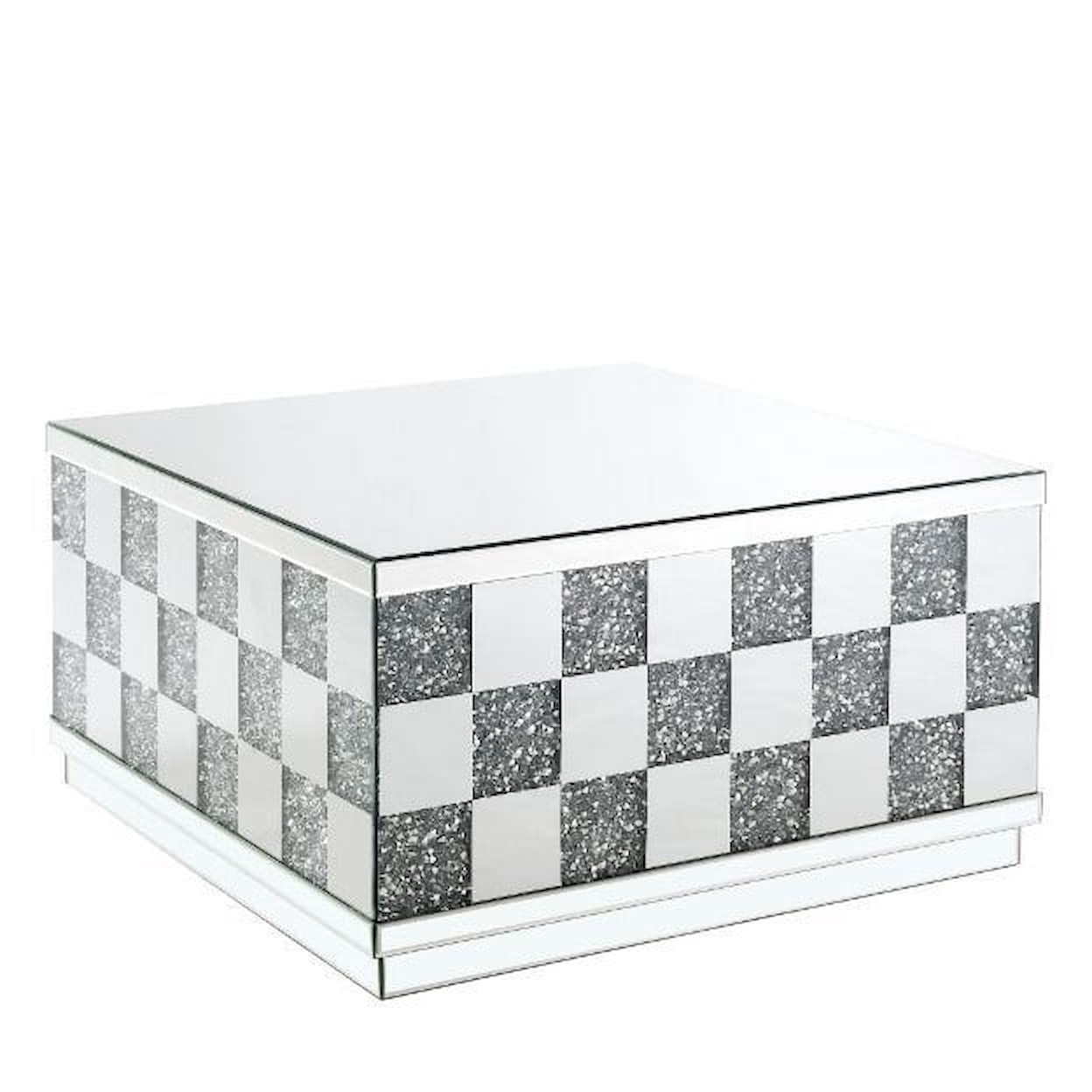 Acme Furniture Noralie BOXED BLING COFFEE TABLE |
