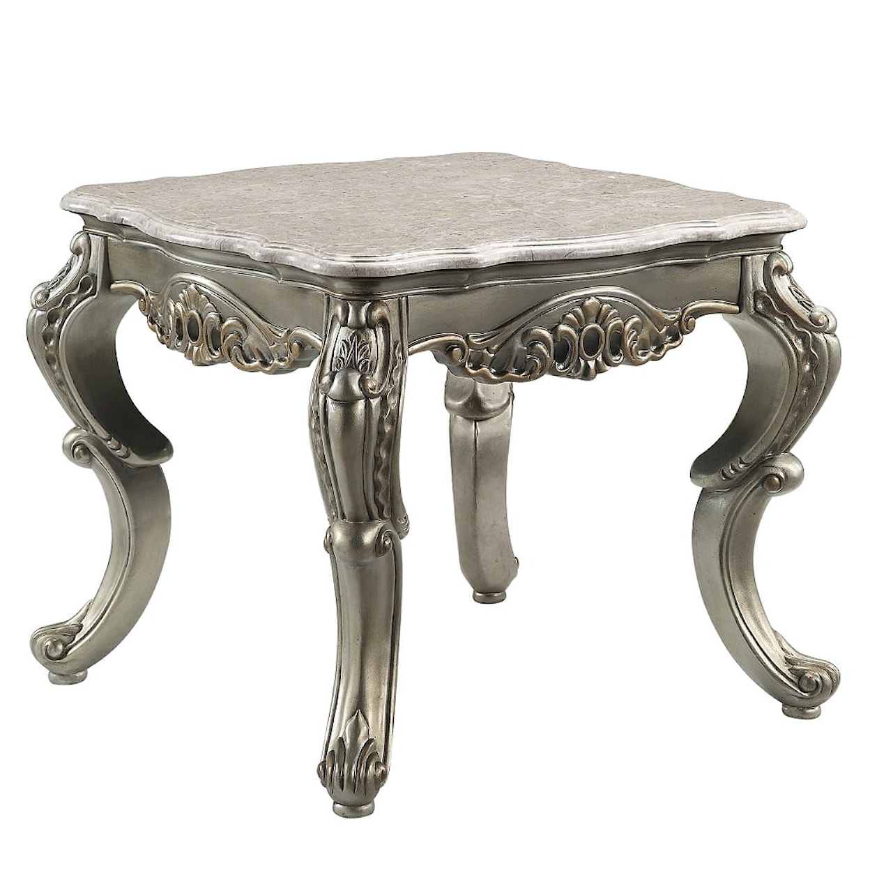 Acme Furniture Miliani End Table W/Marble Top