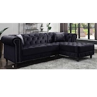 Sectional Sofa W/2 Pillows