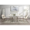 Acme Furniture Fadri Dining Table W/Marble Top