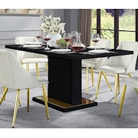 Contemporary Single Pedestal Dining Table