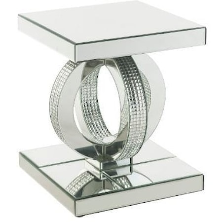 ORNATE BLING END TABLE |