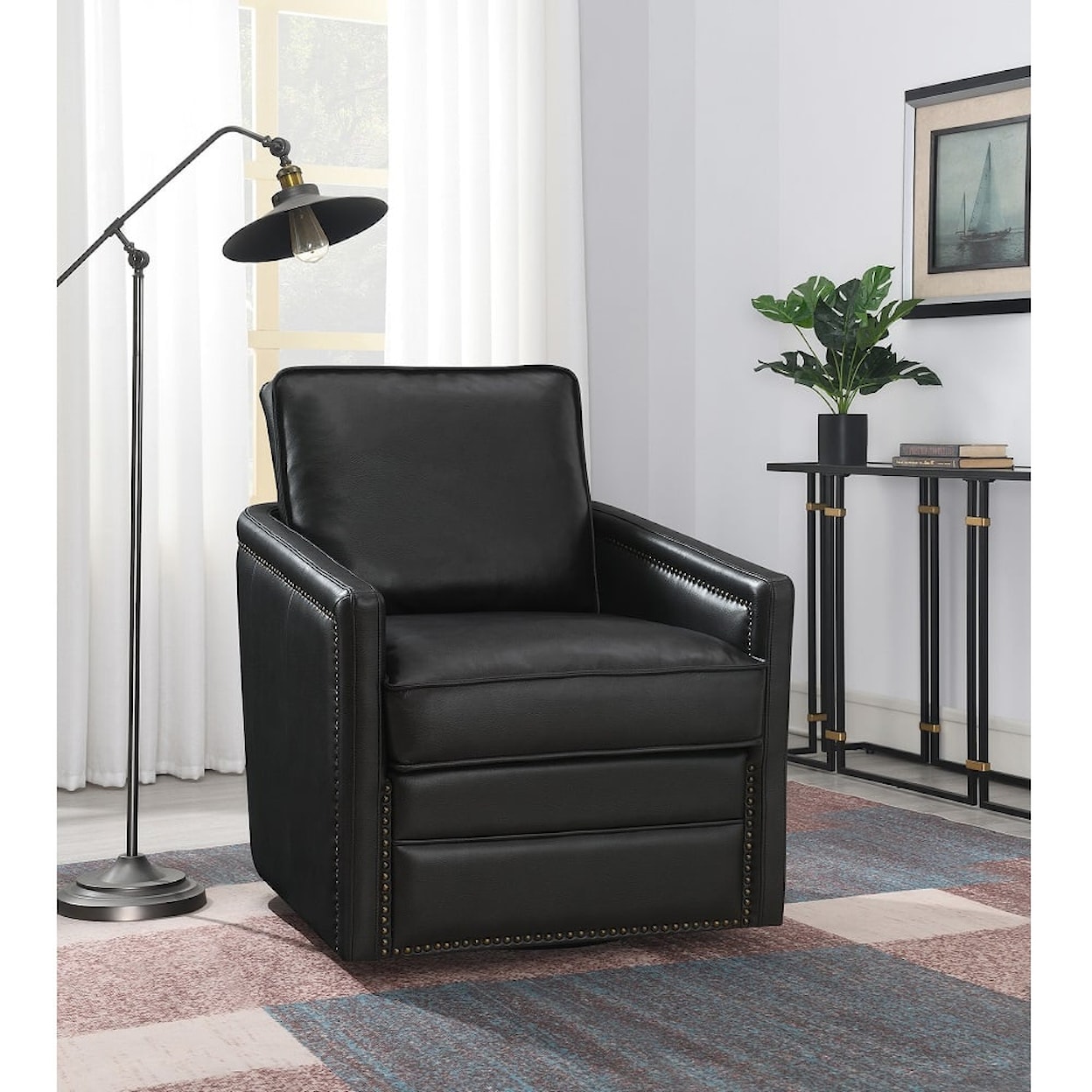 Acme Furniture Rocha Swivel Chair W/Glider