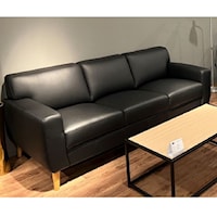 Transitional Sofa with Track Arms