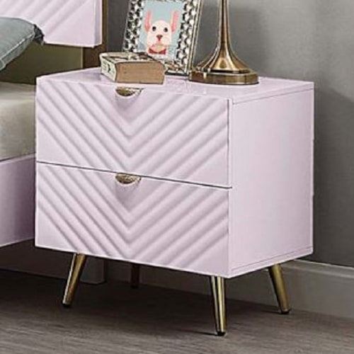 Contemporary 2-Drawer Nightstand