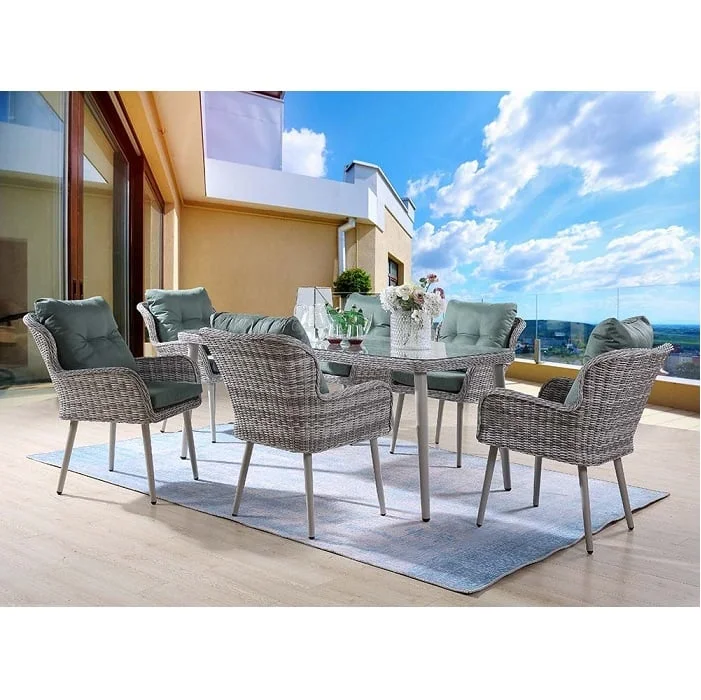 Acme Furniture Jenneva OT01095 7Pc Patio Dining Set Value City