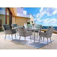 7Pc Patio Dining Set