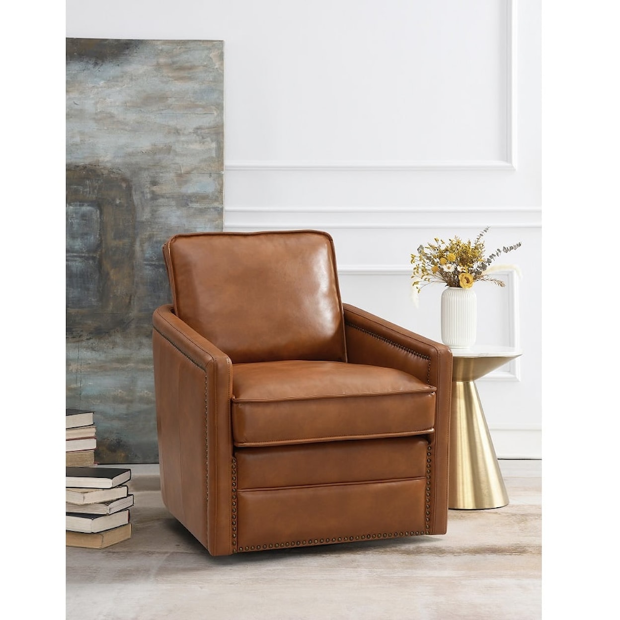 Acme Furniture Rocha AC01886 Swivel Chair W/Glider | Value City ...