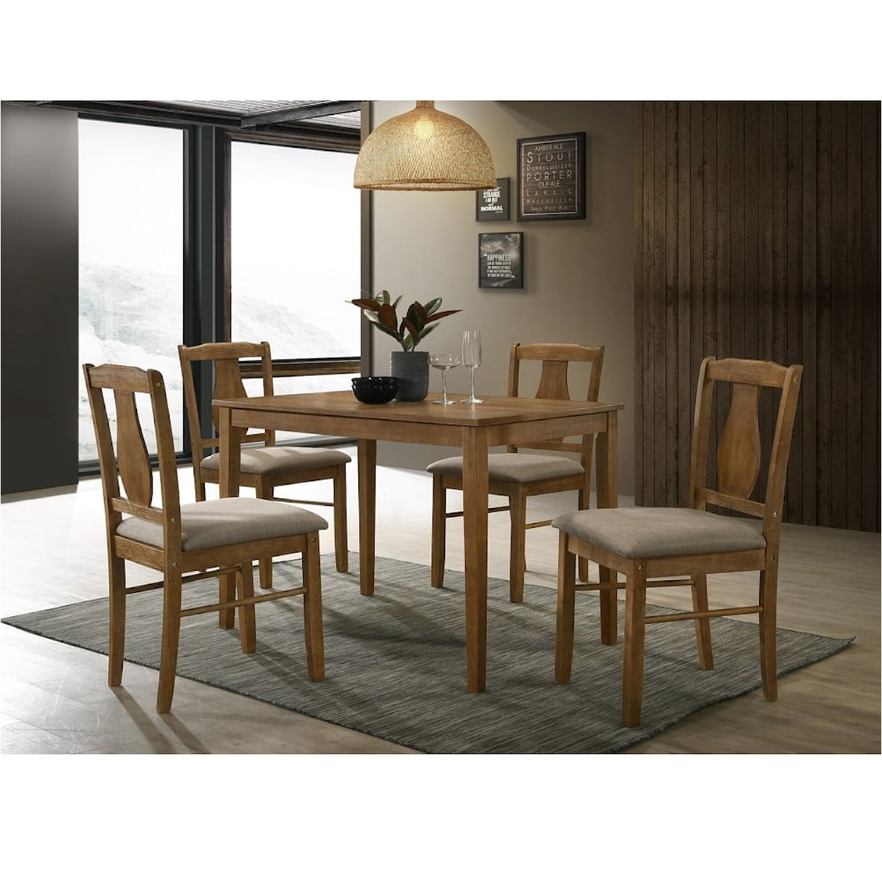 Acme Furniture Kayee 5Pc Pack Dining Set