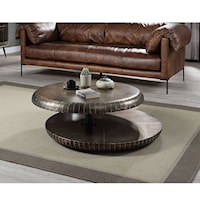 Industrial Two-Level Coffee Table