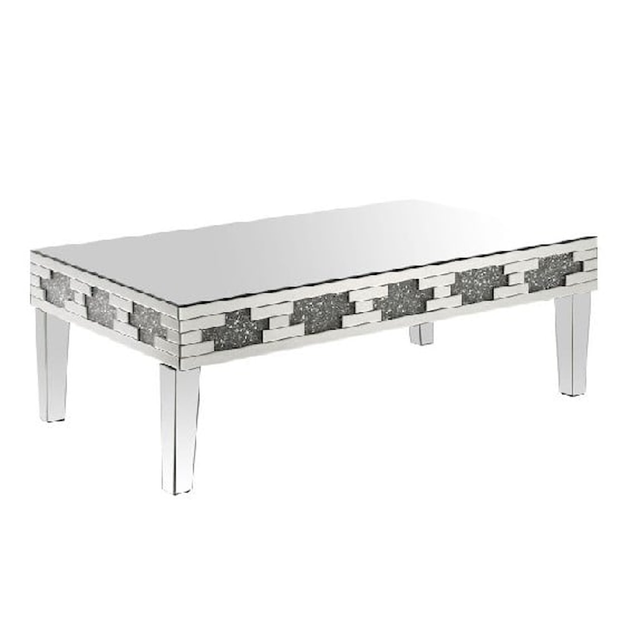 Acme Furniture Reno CHRIS BLING COFFEE TABLE |