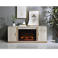 Console Table W/Fireplace
