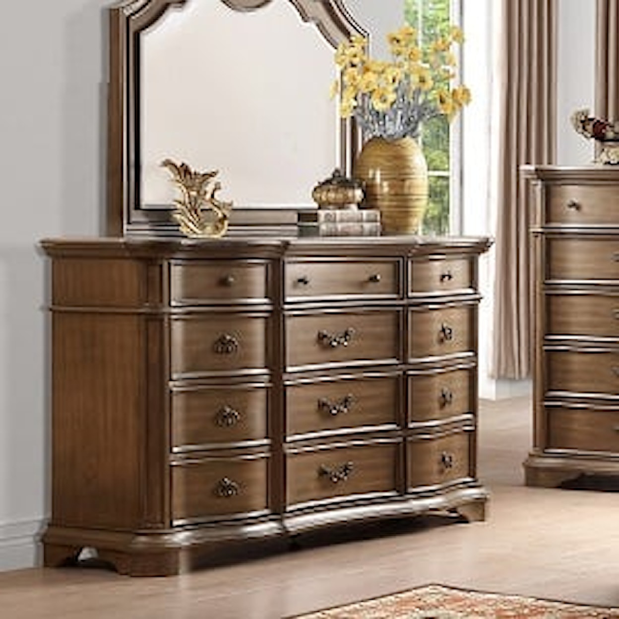 Acme Furniture Selah Dresser W/Marble Top