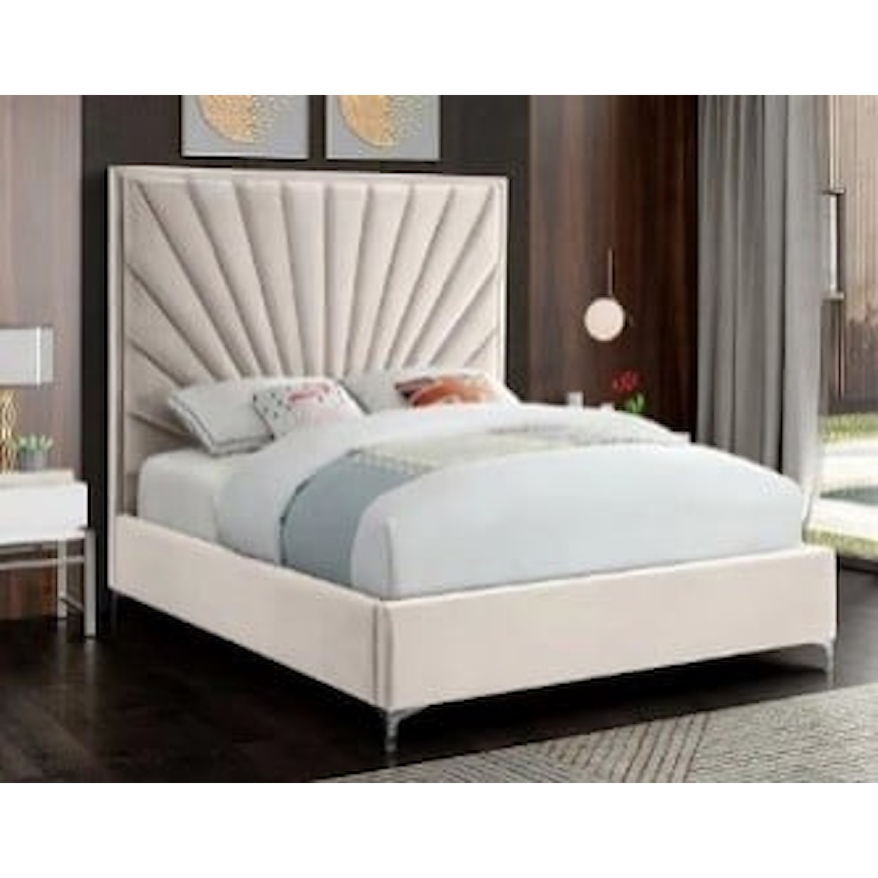 Acme Furniture Faiz Queen Bed - Hb, Slats