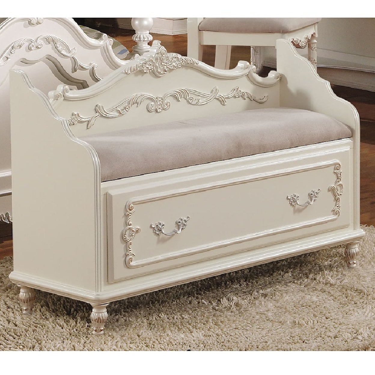 Acme Furniture Pearl Accent Bench