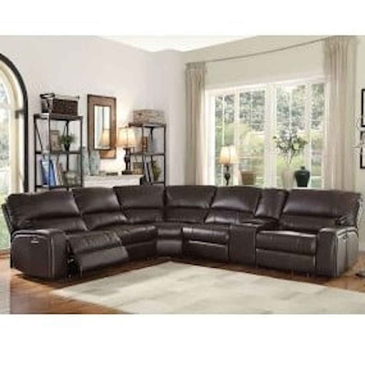 Acme Furniture Saul Power Motion Sectional Sofa
