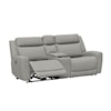 K.C. Argo Argo Reclining Loveseat w/ console