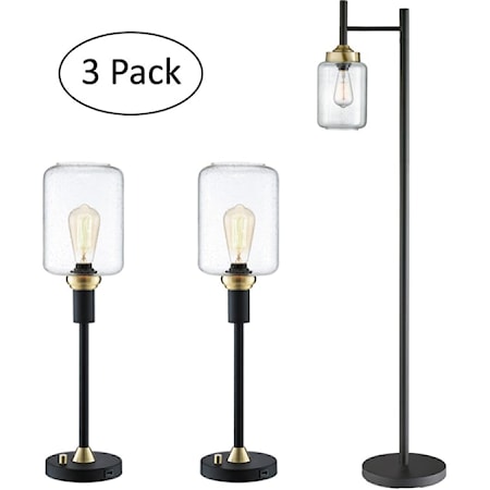 Luken 3-Pack Lamp Set