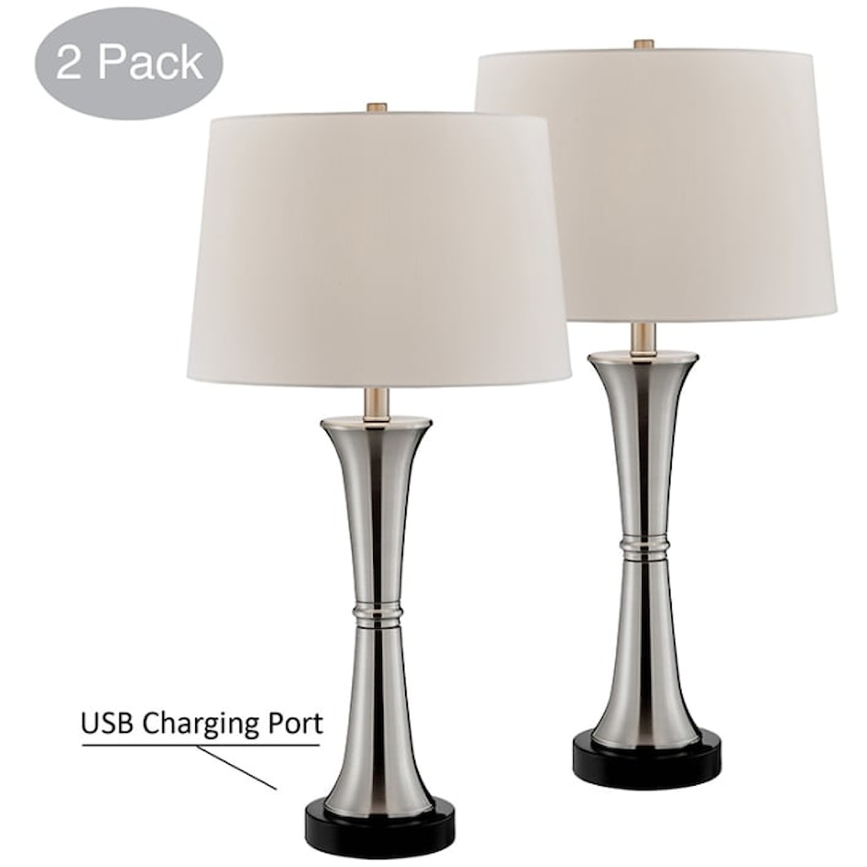 Lite Source LS Lamps Gavino Table Lamps (set of 2)