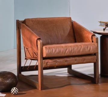 Leather Accent Chair