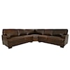 Delfino Giorgio 3-Piece Full Italian Leather Sectional