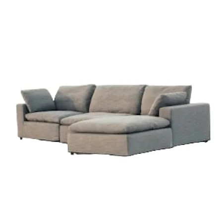 Petite 4-Seat Sectional Sofa