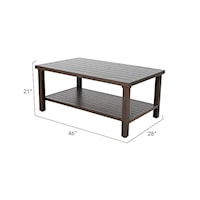 Aluminum Coffee Table