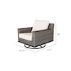 Patio Time Beaufort Outdoor Swivel Rocking Chair