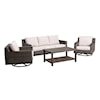 Patio Time Beaufort 4-Piece Wicker Patio Set