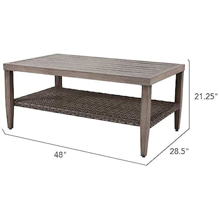 Aluminum Coffee Table