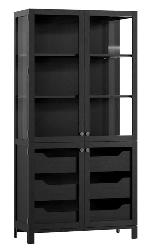 Contemporary Storage Cabinet with Adjustable Shelves