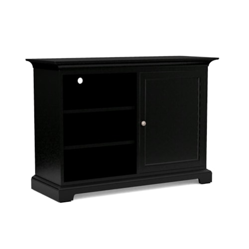 Transitional Custom 46" 3-Shelf TV Console