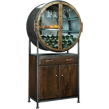 Industrial Rob Roy Wine & Bar Cabinet