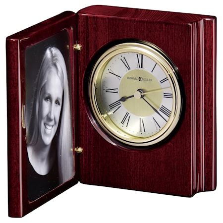 Portrait Book Tabletop Clock