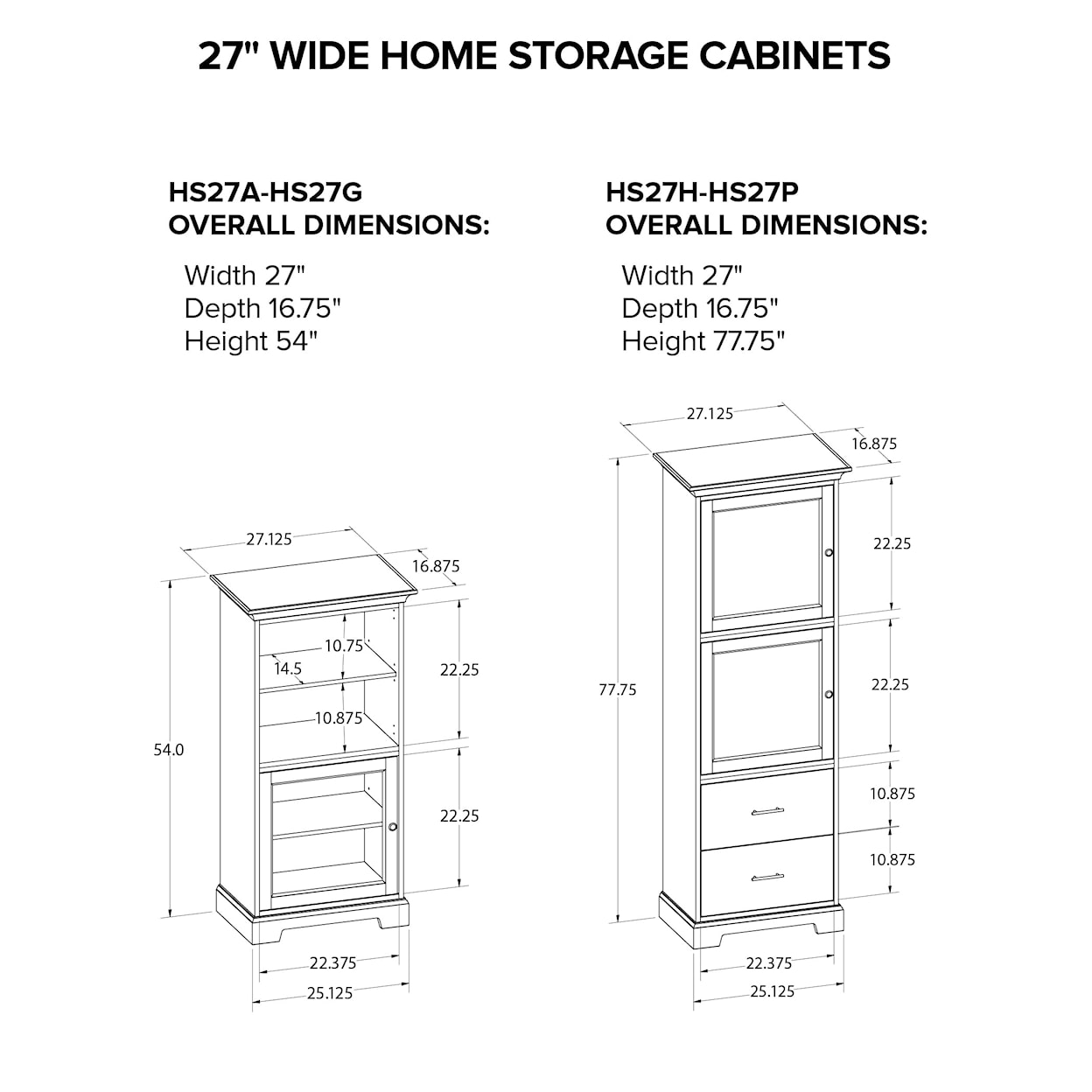 Howard Miller Howard Miller 27" Home Storage Cabinet