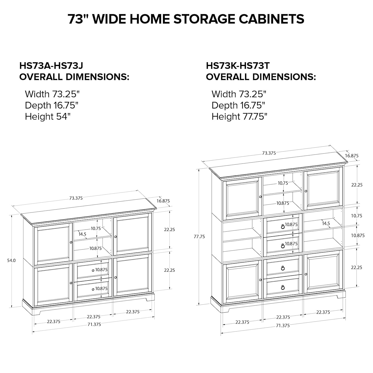 Howard Miller Howard Miller 73" Home Storage Cabinet
