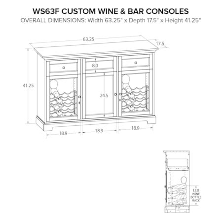 Custom Wine/Spirits Console