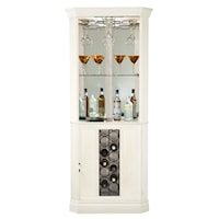 Piedmont V Corner Wine Cabinet