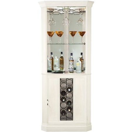 Piedmont V Corner Wine Cabinet