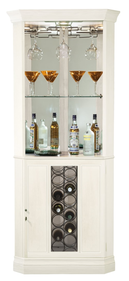 Piedmont V Corner Wine Cabinet