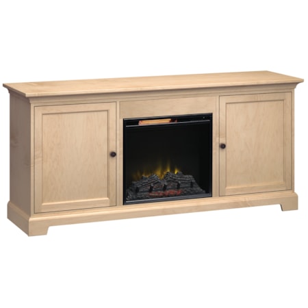 72" Fireplace TV Console